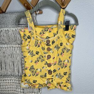 Girls Yellow Butterfly Outfit